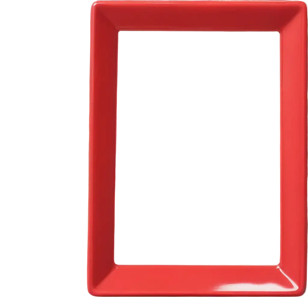 HighQuality-Red-Plate-PNG-Image-for-Versatile-Applications