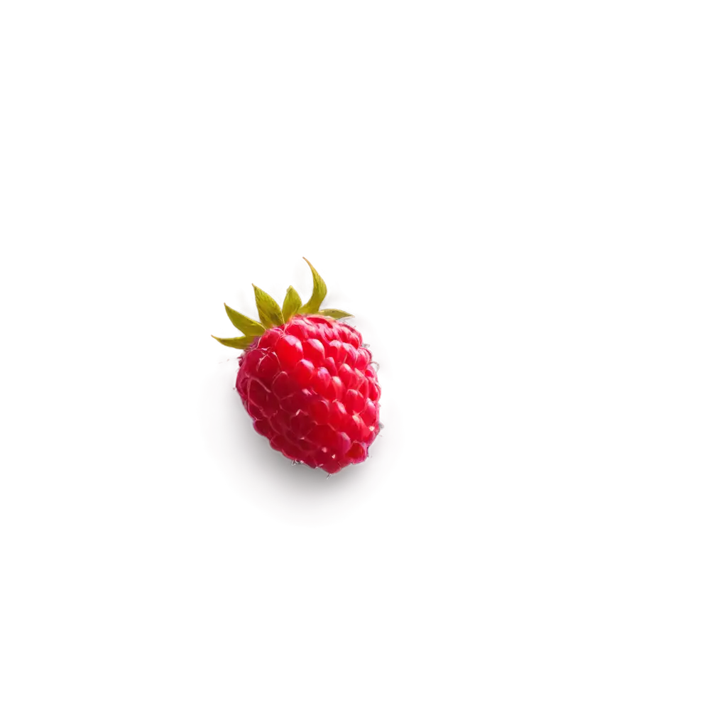 Single-Raspberry-PNG-Image-High-Quality-Transparent-Format-for-Versatile-Use