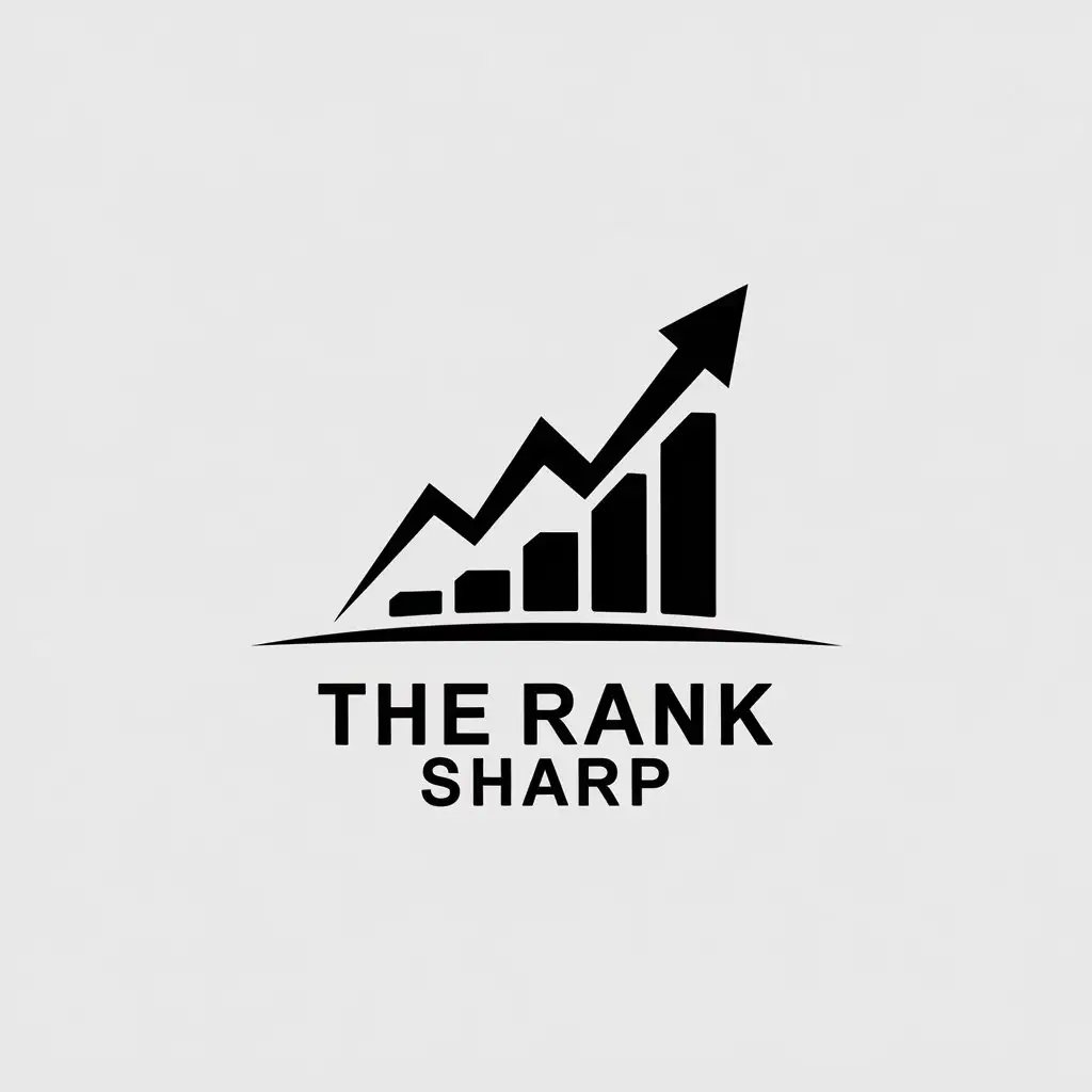 LOGO Design for The Rank Sharp Vector Design with Rise Fast Symbol for Internet Industry