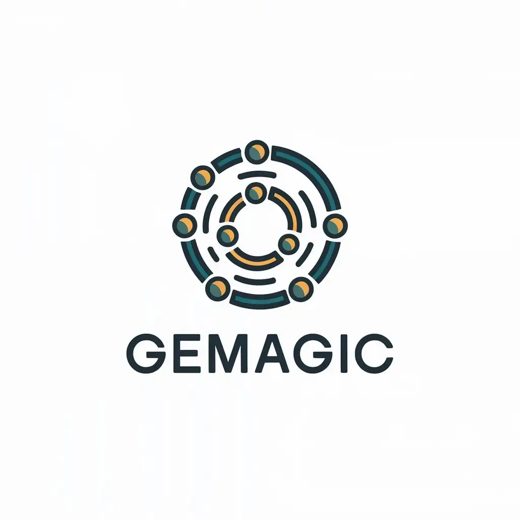 LOGO Design for GEMAGIC Elegant Beads with Jewelry Industry Appeal