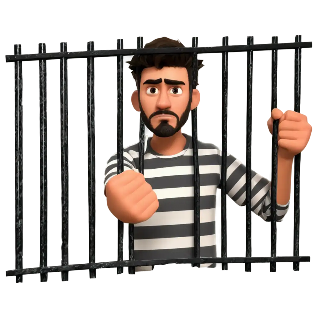Sad-and-Angry-Man-Holding-Jail-Bars-AnimatedPNG-Image-Usage-Scenarios-PNG-Image-for-Emotional-Expression