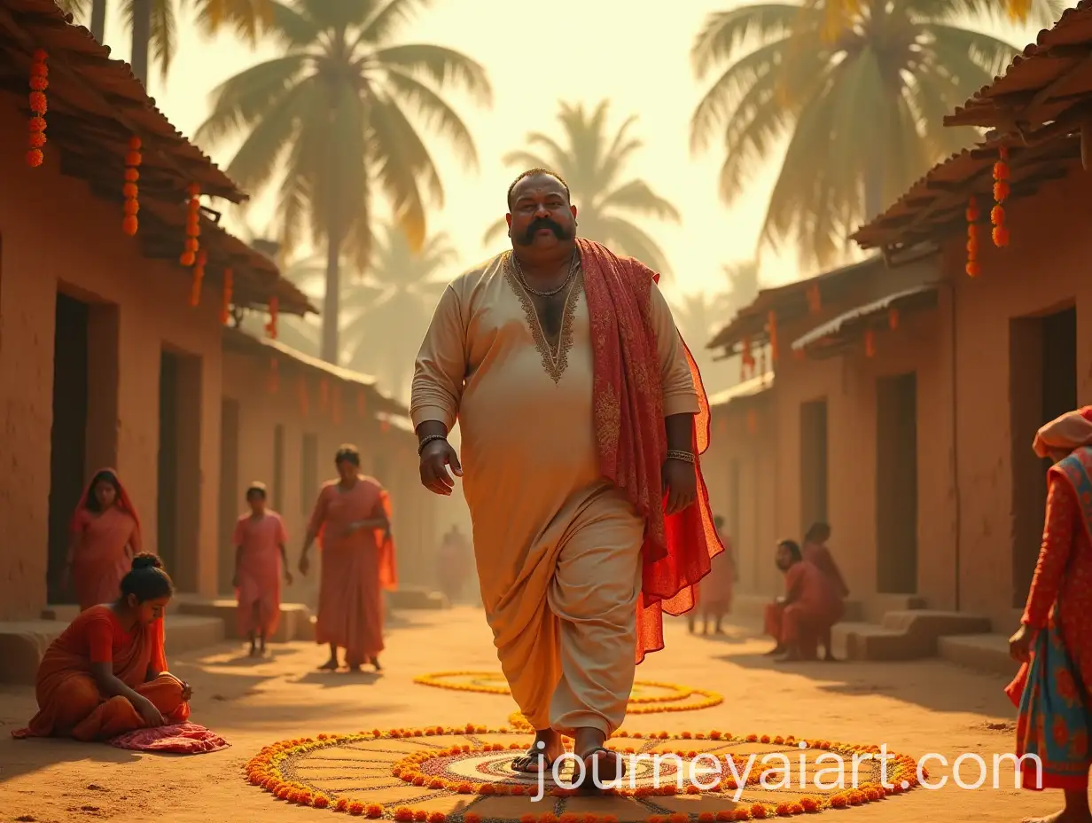 Bhai-Dooj-Morning-in-an-Indian-Village-with-Chutuk-Binaad