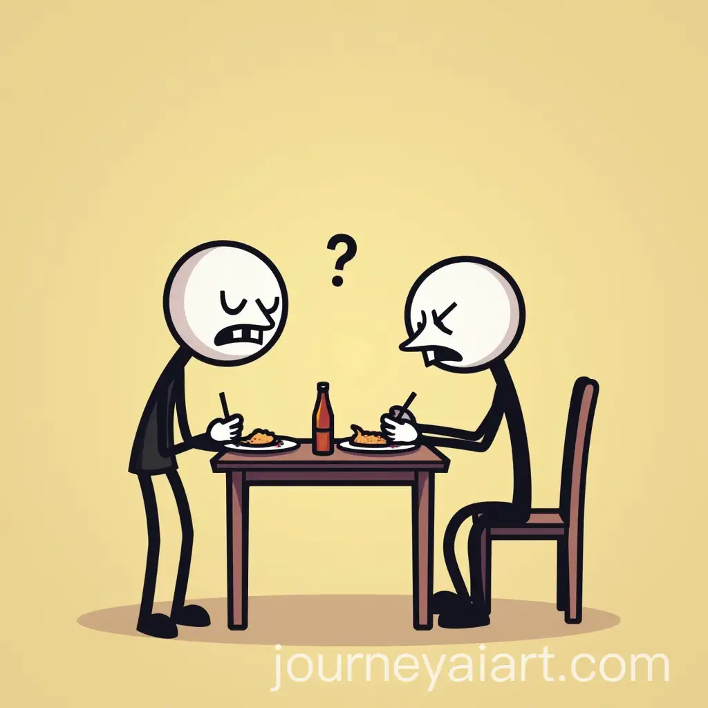 Angry-Stickman-Confronts-Another-Stickman-During-Meal-Time