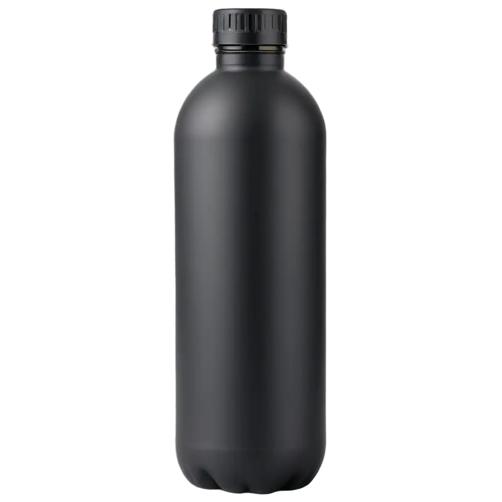 HighQuality-Black-Water-Bottle-PNG-for-Versatile-Graphic-Design