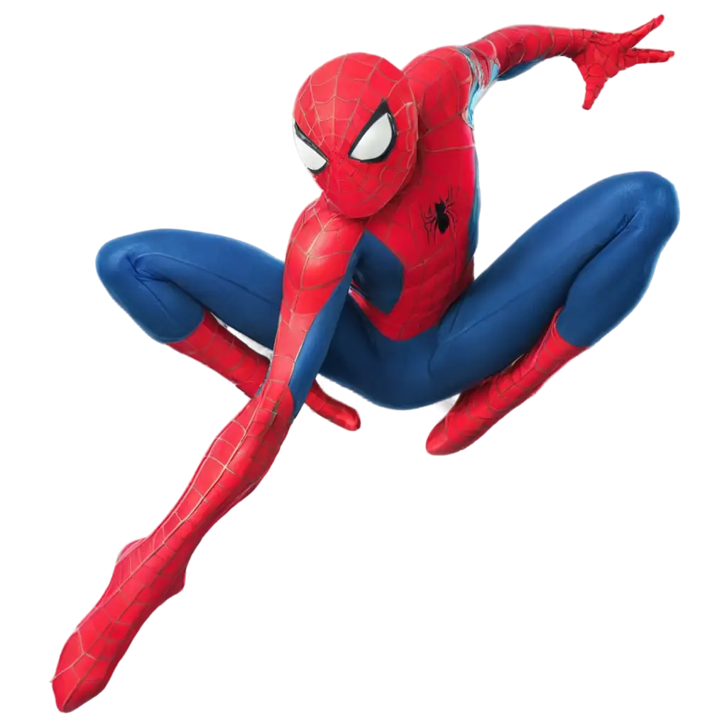 Spider-Man-in-Blue-Dress-PNG-Image-for-Creative-Projects-and-Web-Design