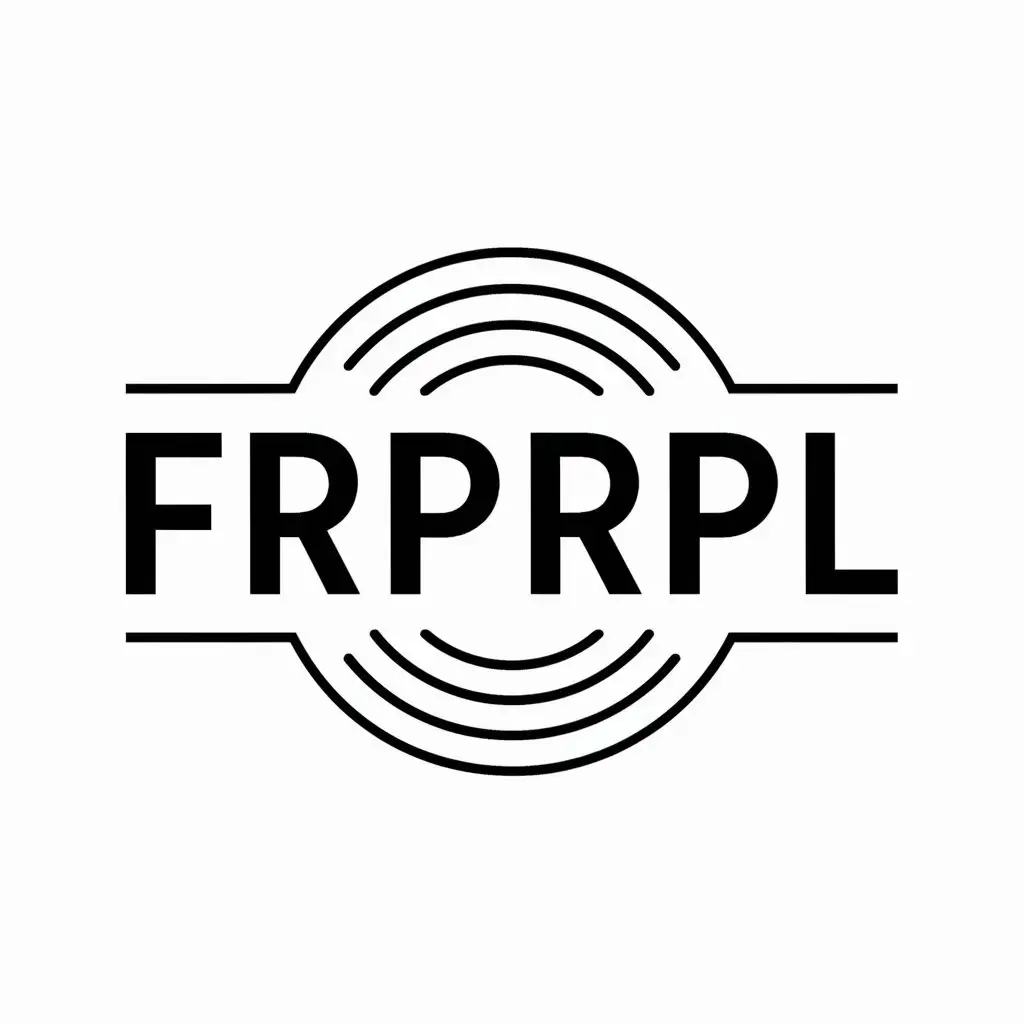 a vector logo design,with the text "frprpl", main symbol:frprpl,Moderate,be used in Internet industry,clear background