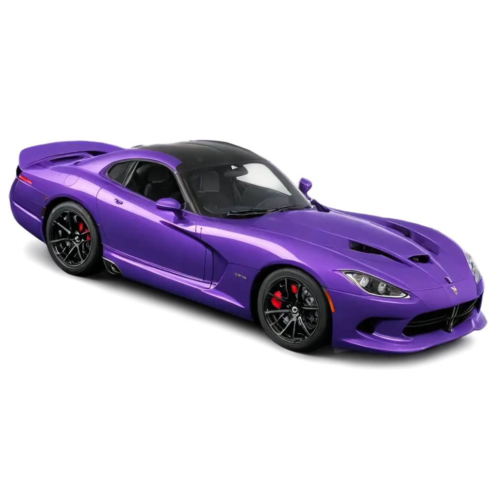 dodge viper in purple colour