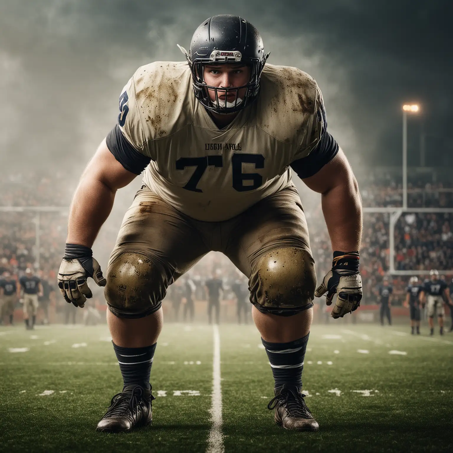 Football-Lineman-in-Action