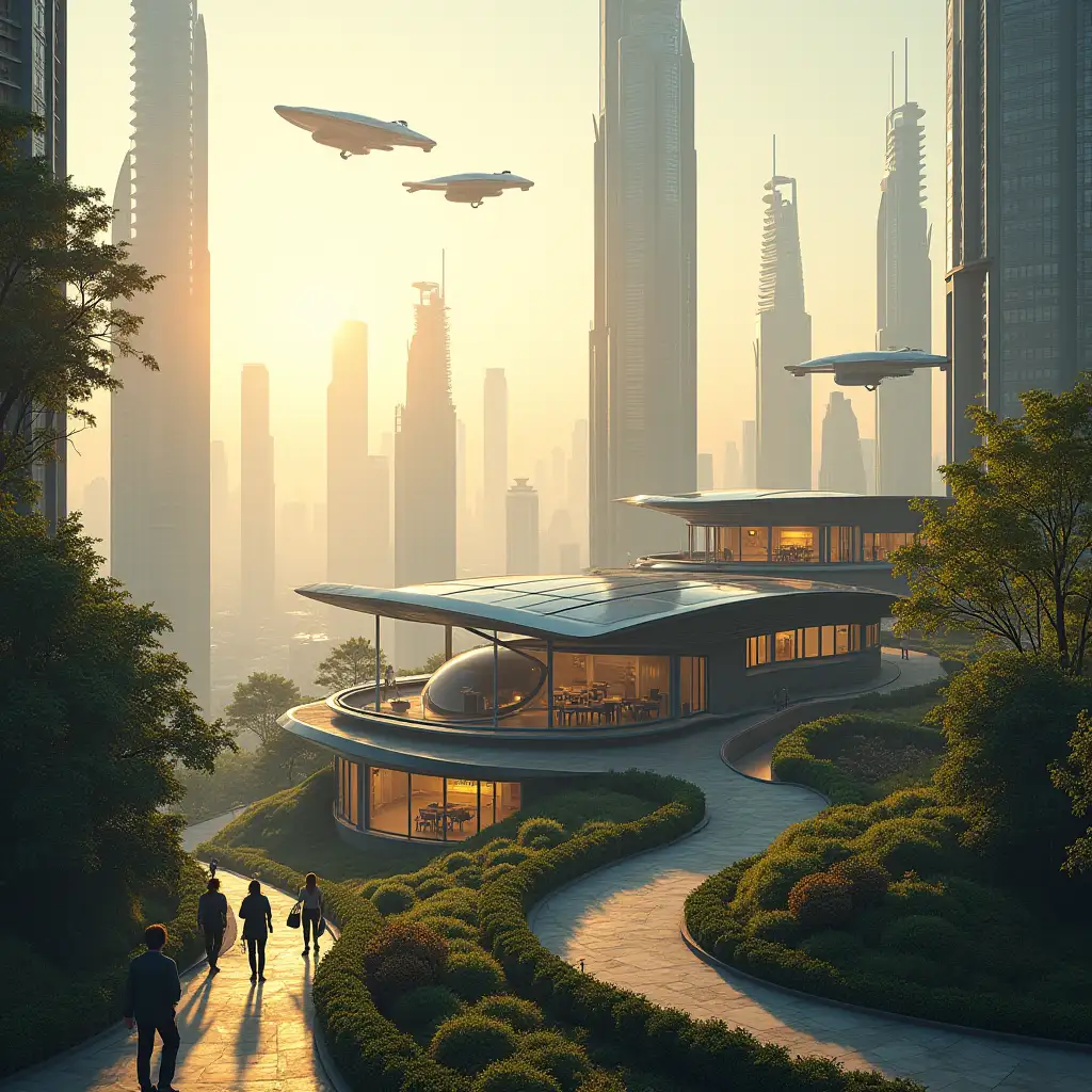 Futuristic-City-with-Steel-Modular-Homes-and-Lush-Greenery