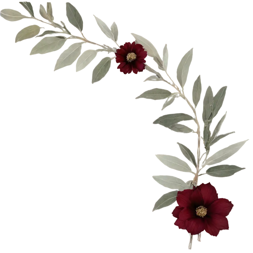 Floral-Red-Burgundy-and-Sage-PNG-Image-Capturing-Natures-Elegance-in-High-Quality