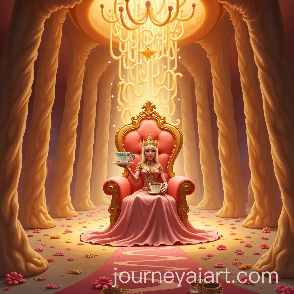 Grand-Throne-Room-with-Sugarcube-Queen-and-Candy-Cane-Chandelier