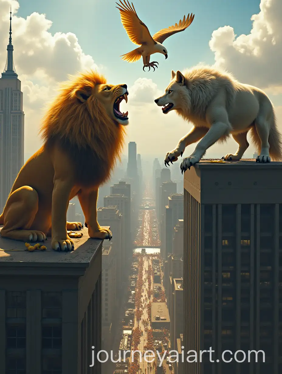 Lion-Wolf-and-Eagle-Standoff-on-One-World-Trade-Center-Against-the-New-York-Skyline