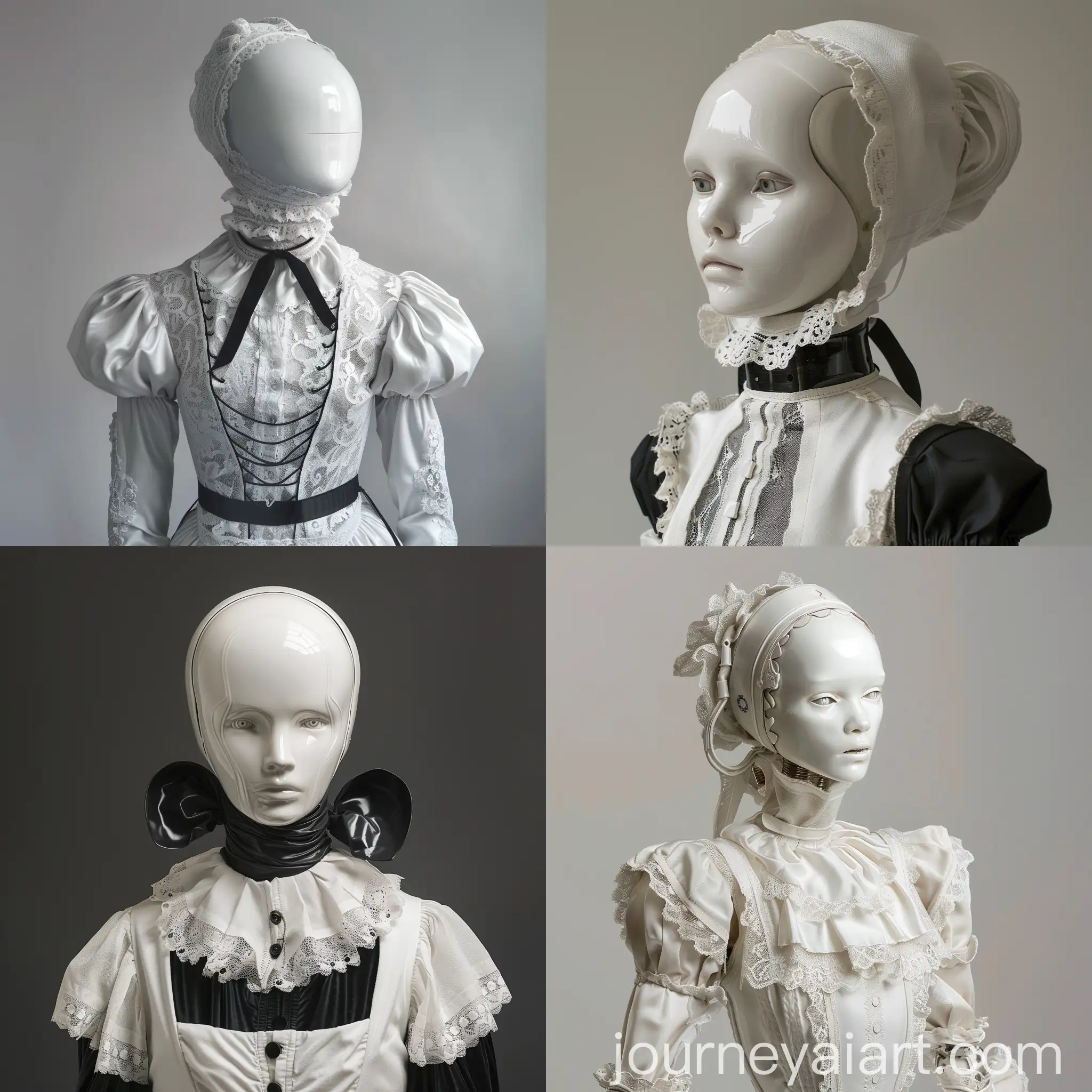 Elegant-Porcelain-Maid-Robot-with-Haunting-Beauty