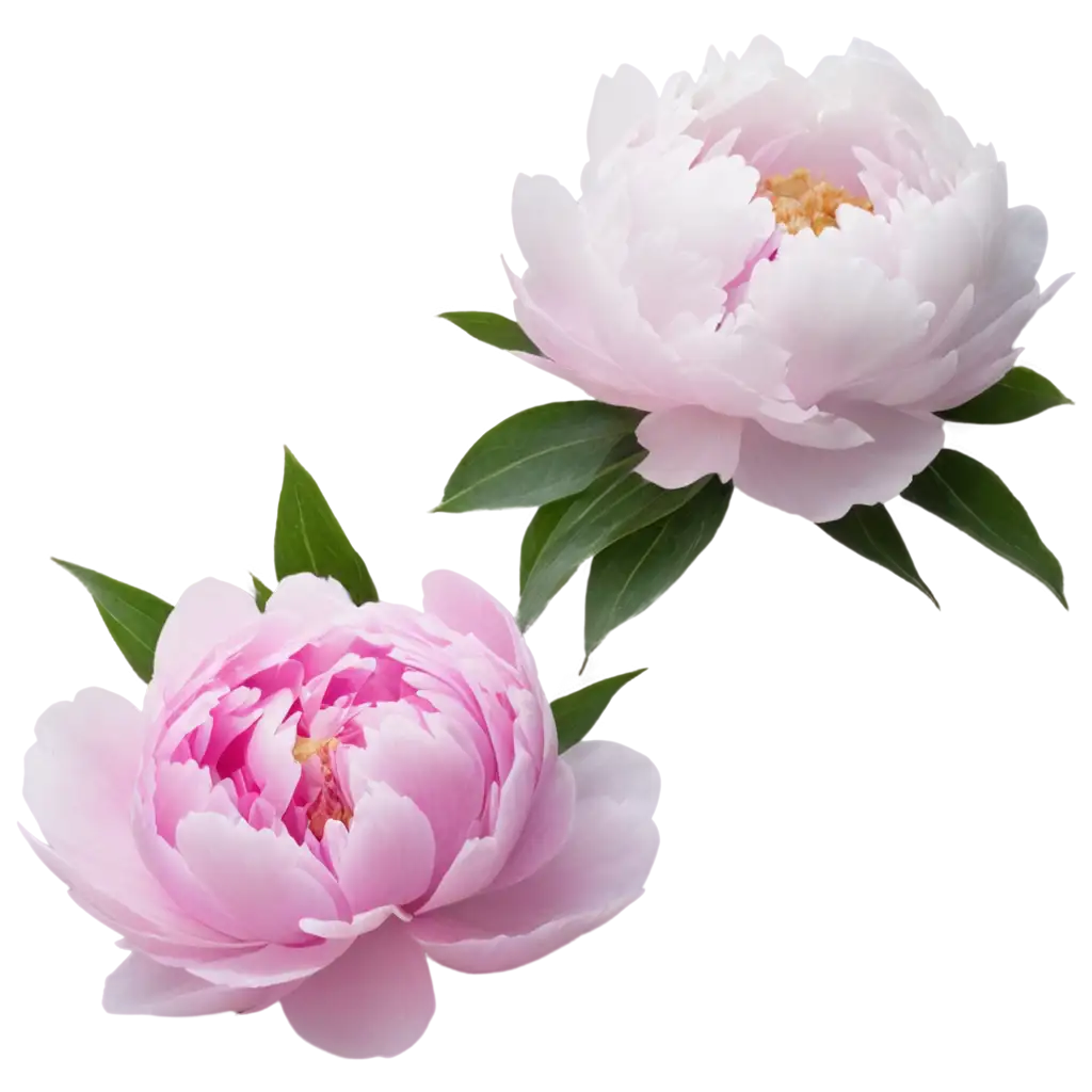 Peony-Flowers-in-White-and-Pink-Colors-PNG-Image-High-Quality-and-Versatile-for-Various-Uses