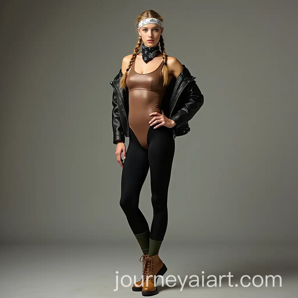 Full-Profile-Photo-of-a-Young-Fitness-Lady-in-80s-Inspired-Outfit-with-Braids-and-Bandanas