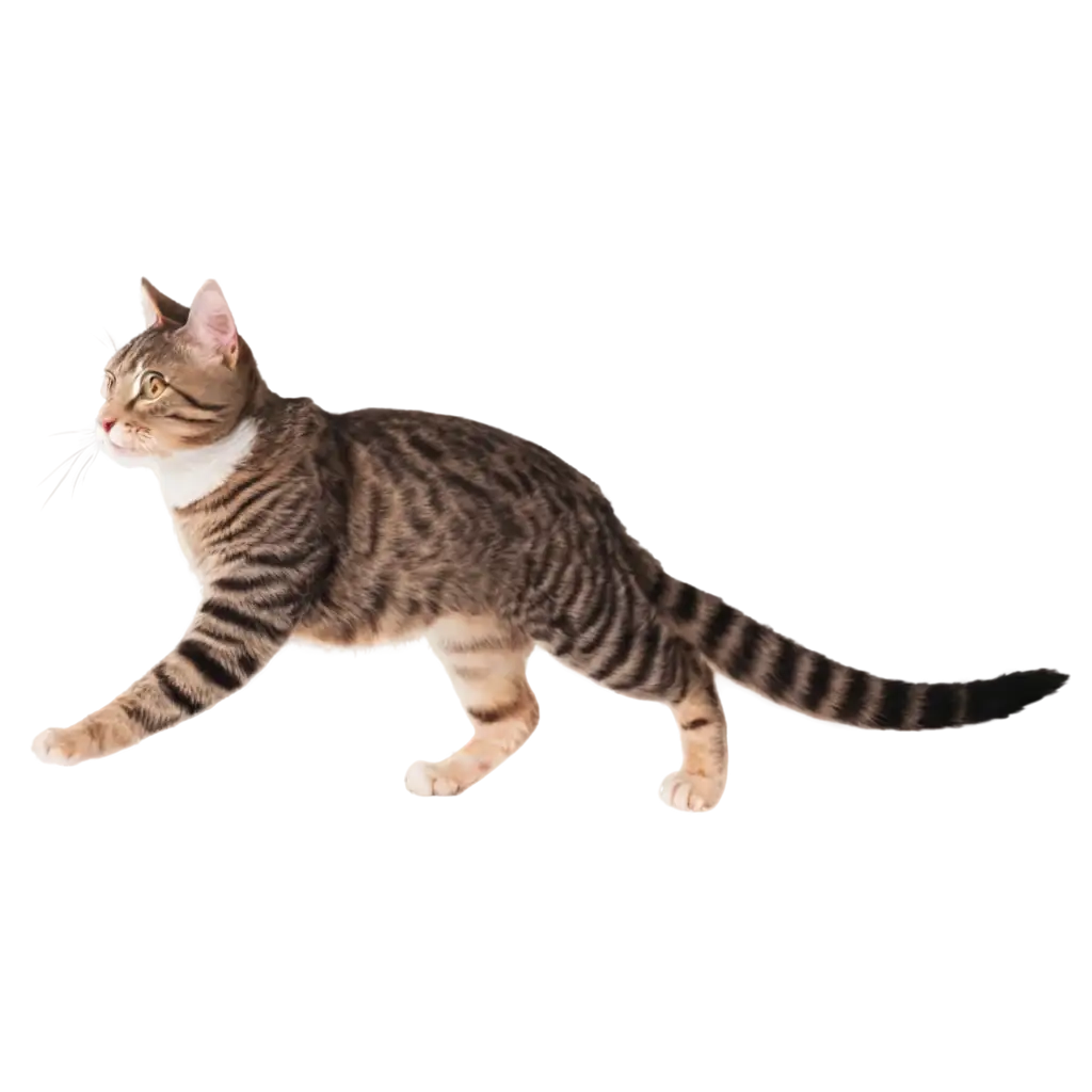 Cat-Running-Faster-Than-Light-HighQuality-PNG-Image-for-Creative-Projects