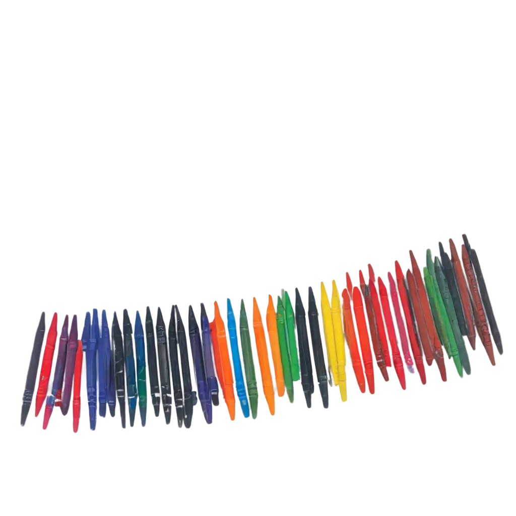 Crayon-24-pcs-PNG-HighQuality-Image-for-Creative-Projects