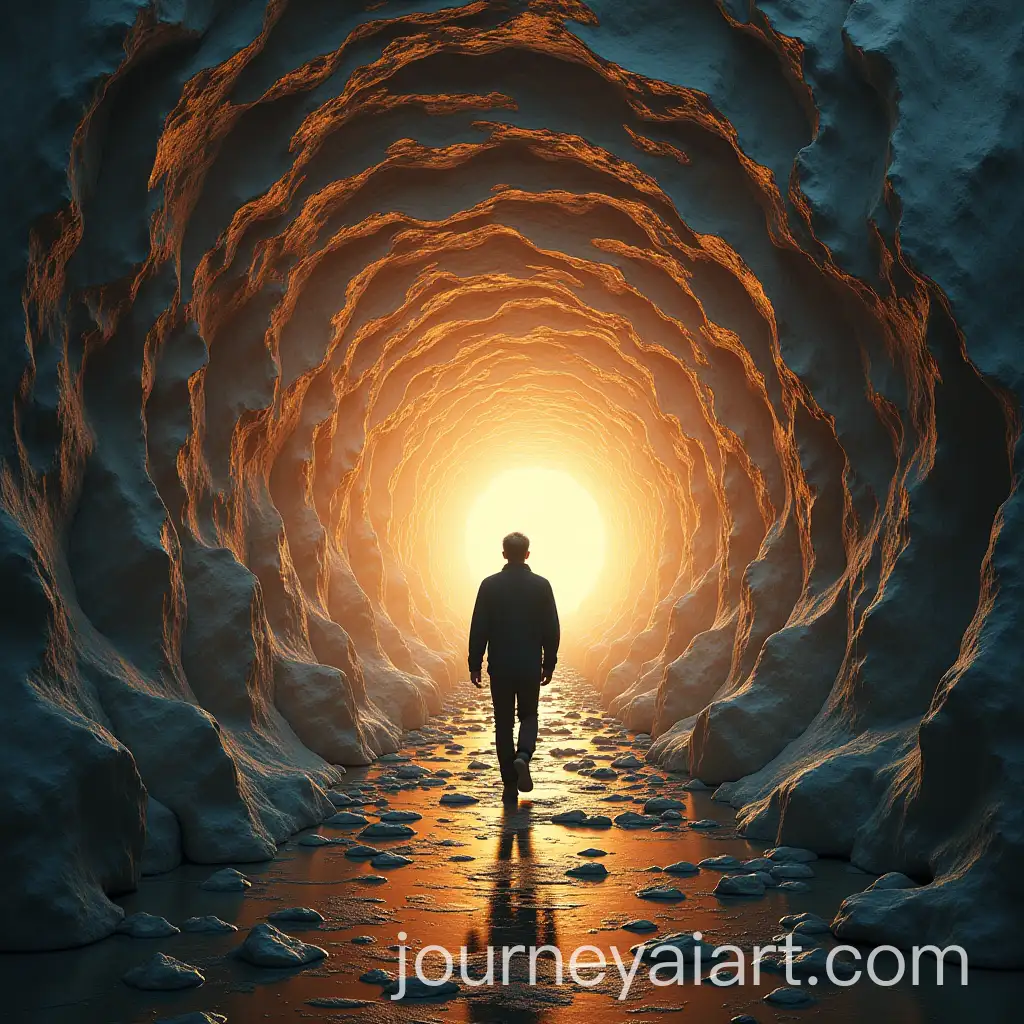 Man-Walking-Towards-Music-Fractal