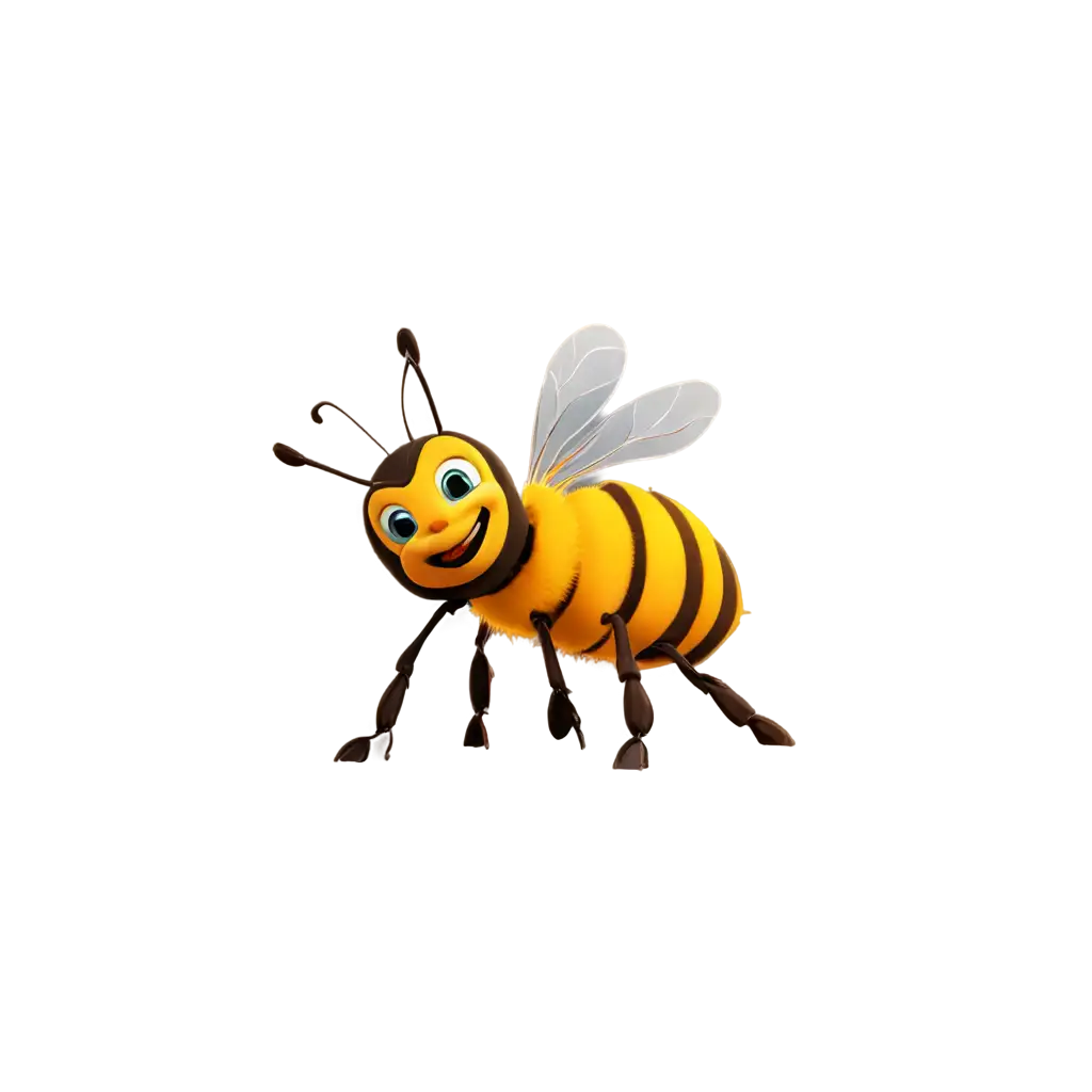 Cartoon-Bee-Lies-Delightful-PNG-Image-Creation-for-Playful-Designs