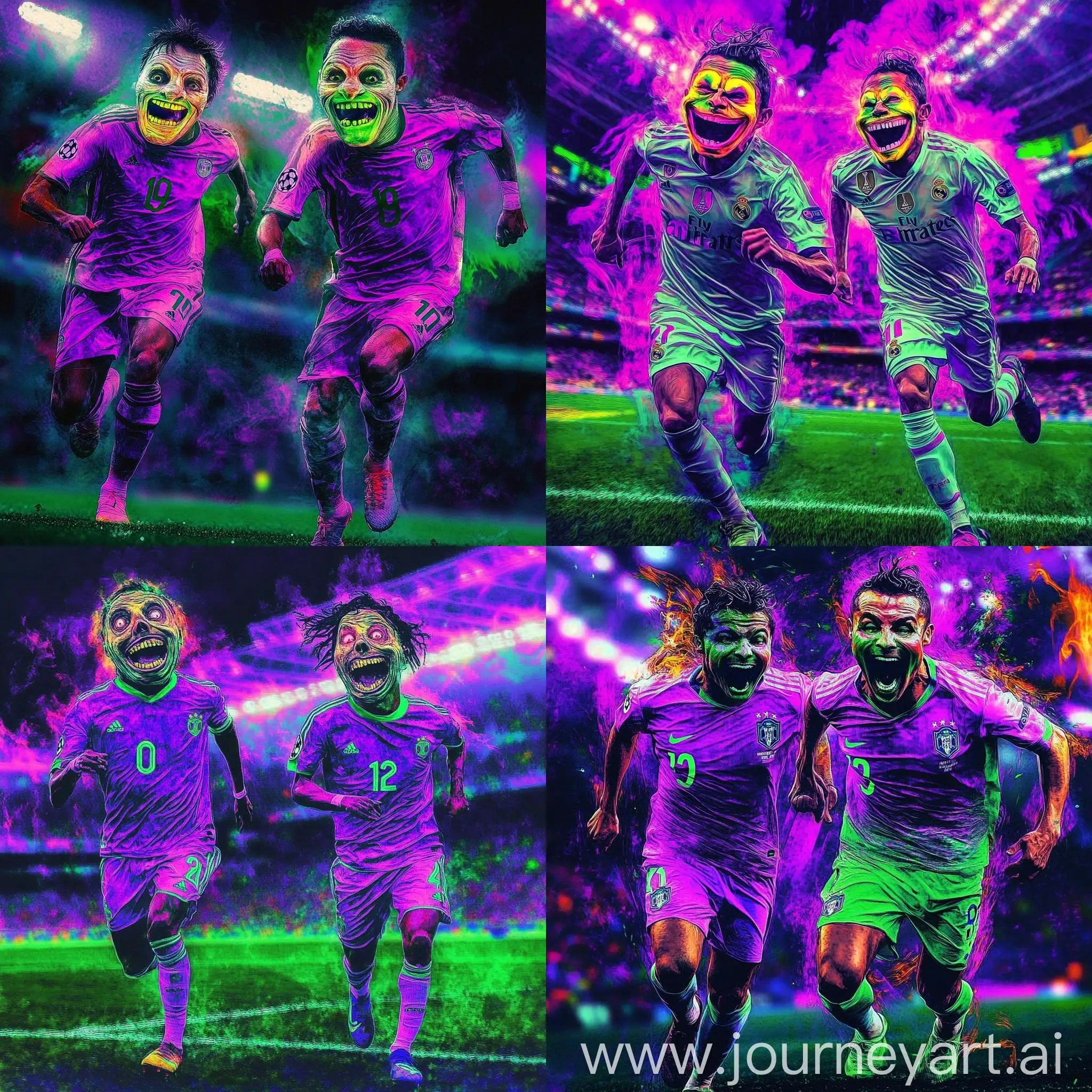 Surreal-Football-Players-with-Troll-Faces-in-a-Psychedelic-Stadium