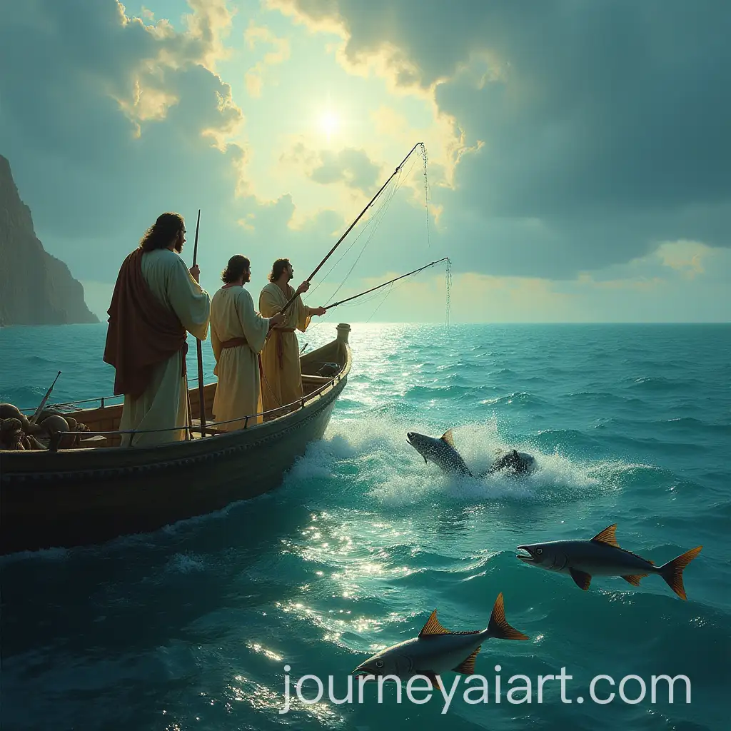 Miraculous-Catch-of-Fish-Jesus-and-Simon-Peters-Divine-Encounter
