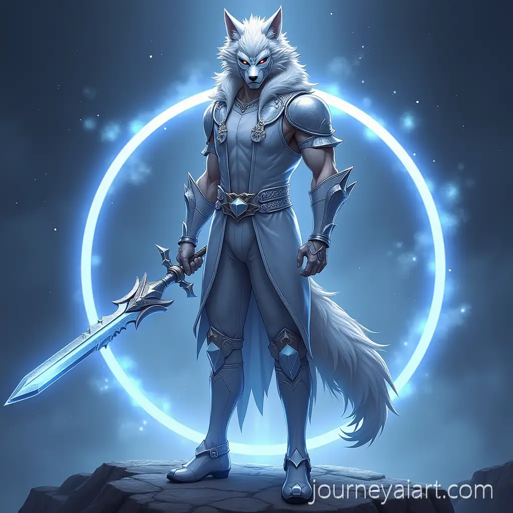 Hero-Lunaris-with-Glowing-Lunar-Silver-Bracelet-and-Moon-Sword-in-Magical-Transformation