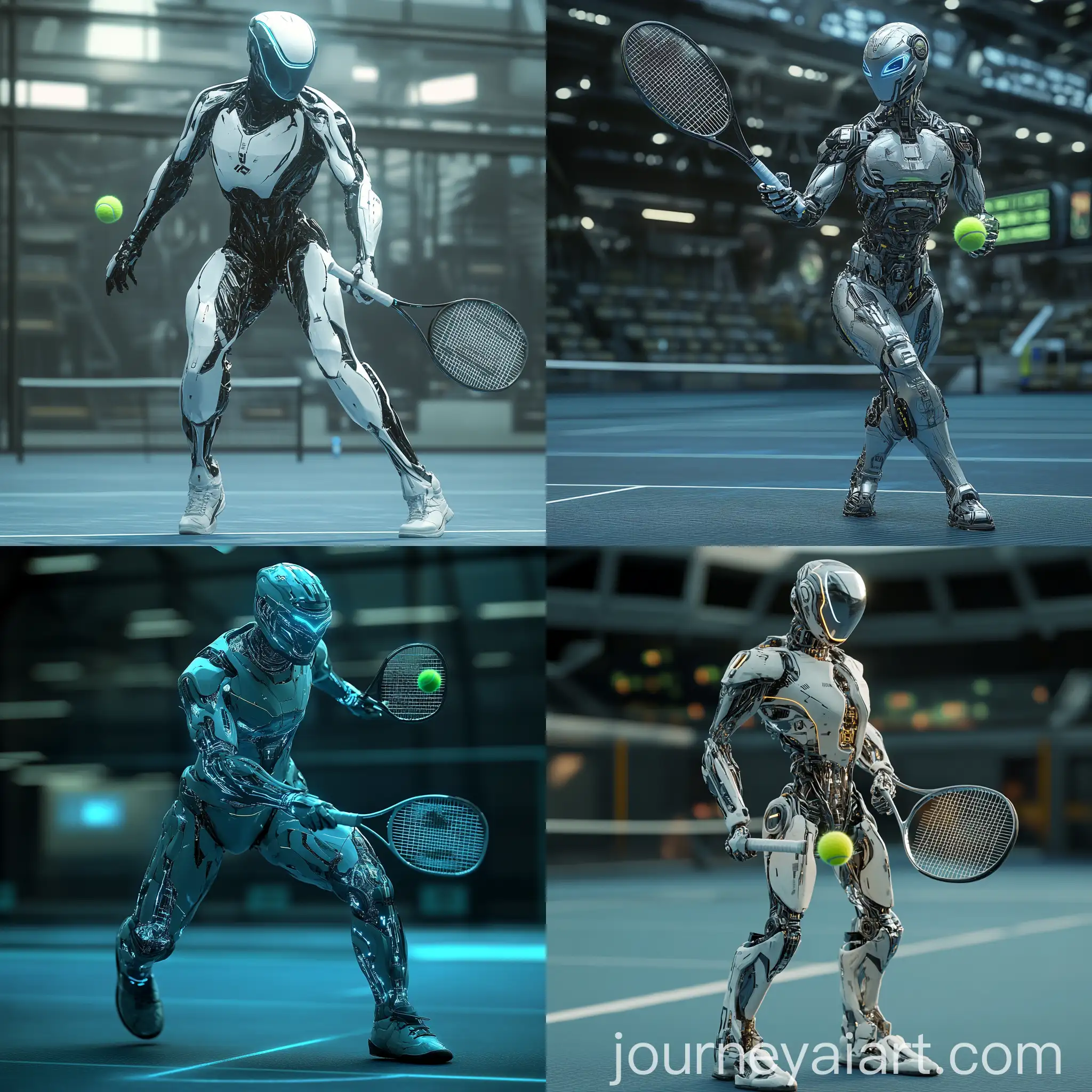 Futuristic-Cybernetic-Tennis-Player-in-Action