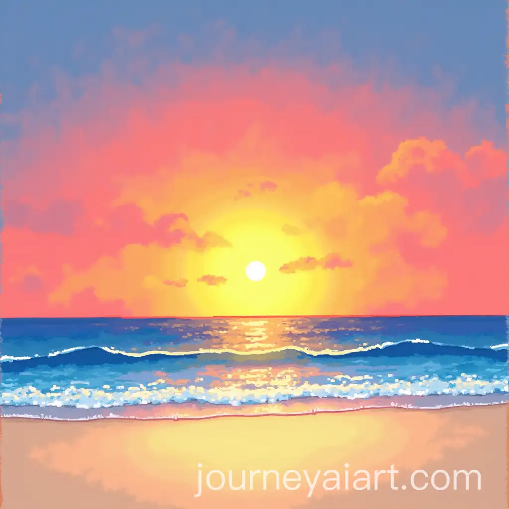 Serene-Sunset-on-an-Empty-Beach