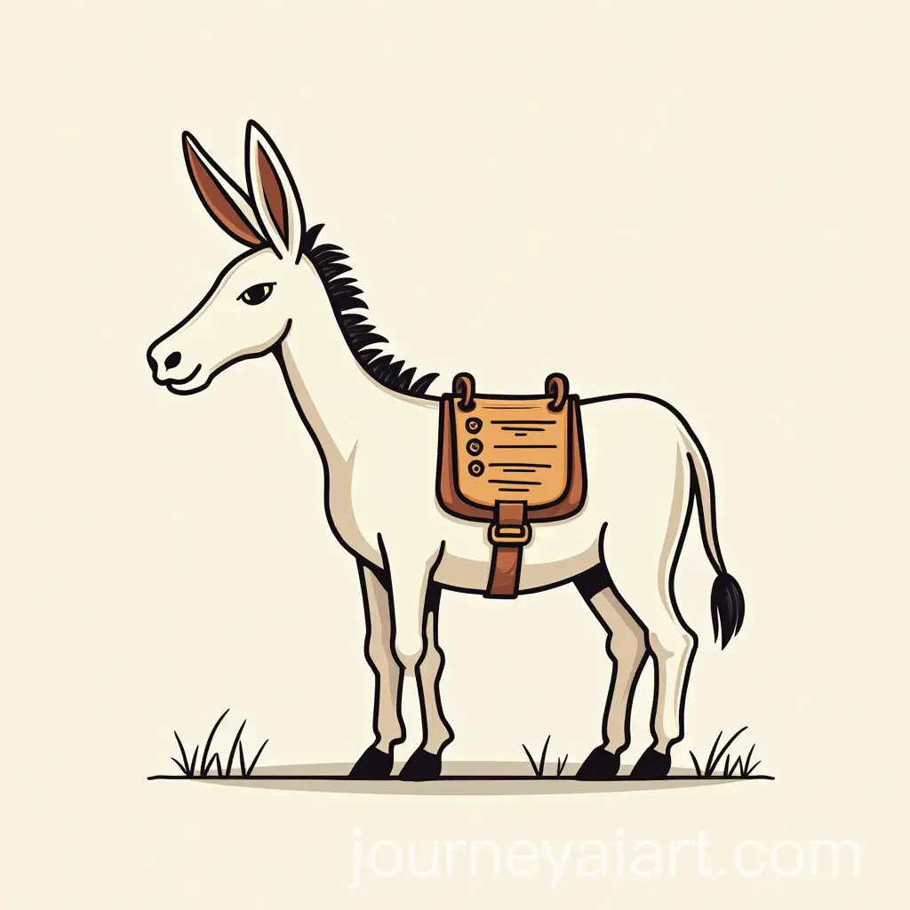 Line-Drawing-of-Rooster-Inside-a-Donkey