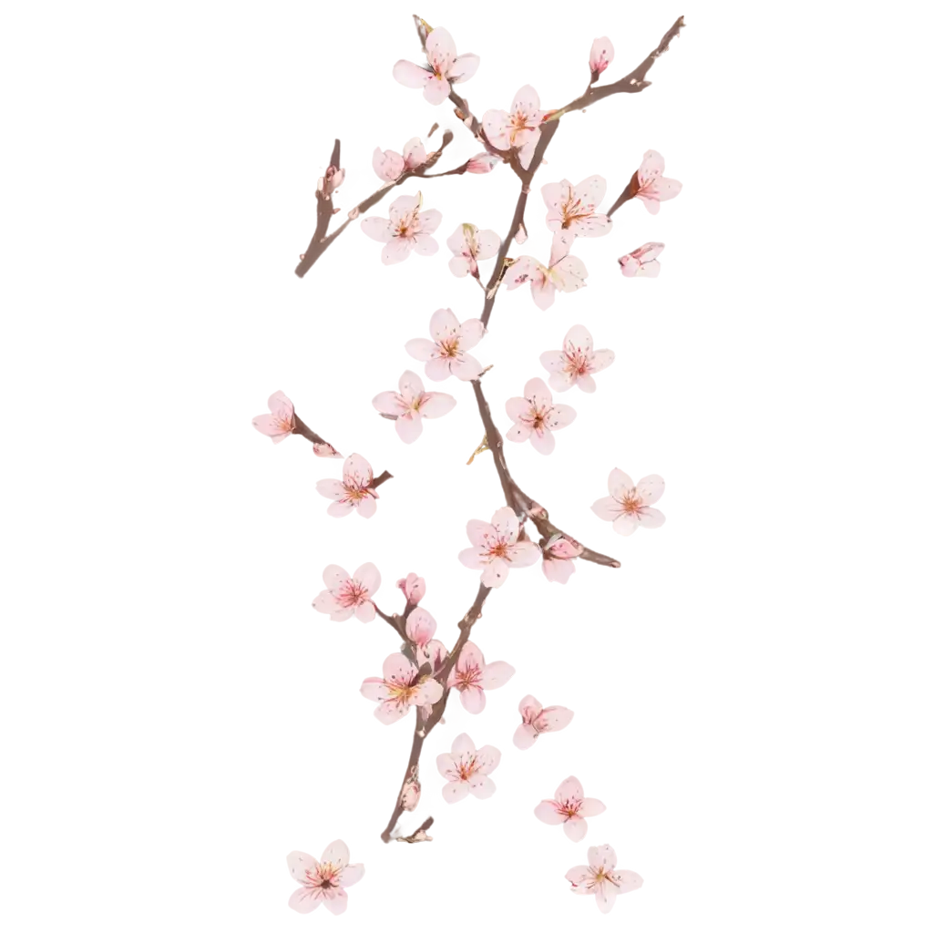 Cherry-Blossoms-Scattered-with-Flowers-PNG-Elegant-Floral-Imagery-for-Diverse-Uses