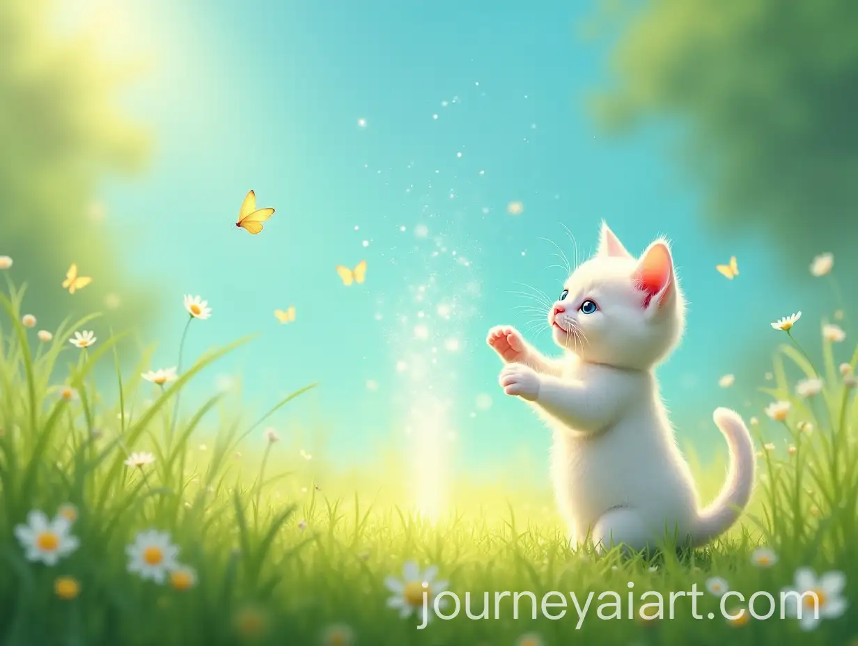 Little-Kitten-Exploring-Magical-Fairy-Dust-in-a-LushAI-Art-Prompt-Expansion-Meadow