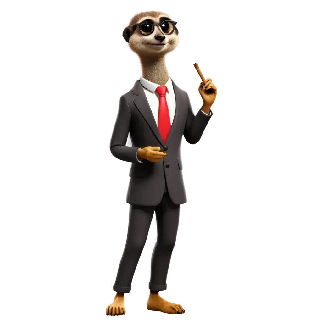 3D-PNG-Image-Sophisticated-Meerkat-in-Suit-Glasses-and-Cigar