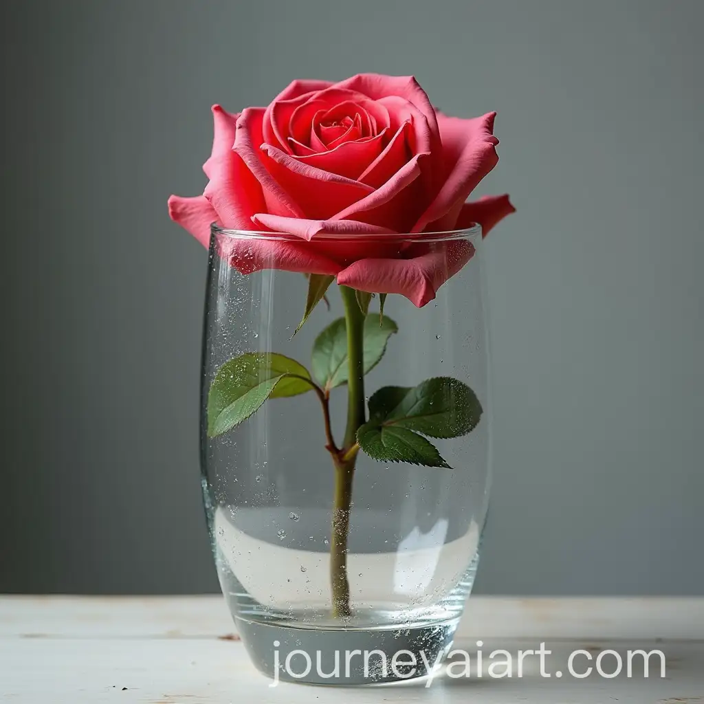Delicate-Rose-Encased-in-Glass-for-Elegant-Display