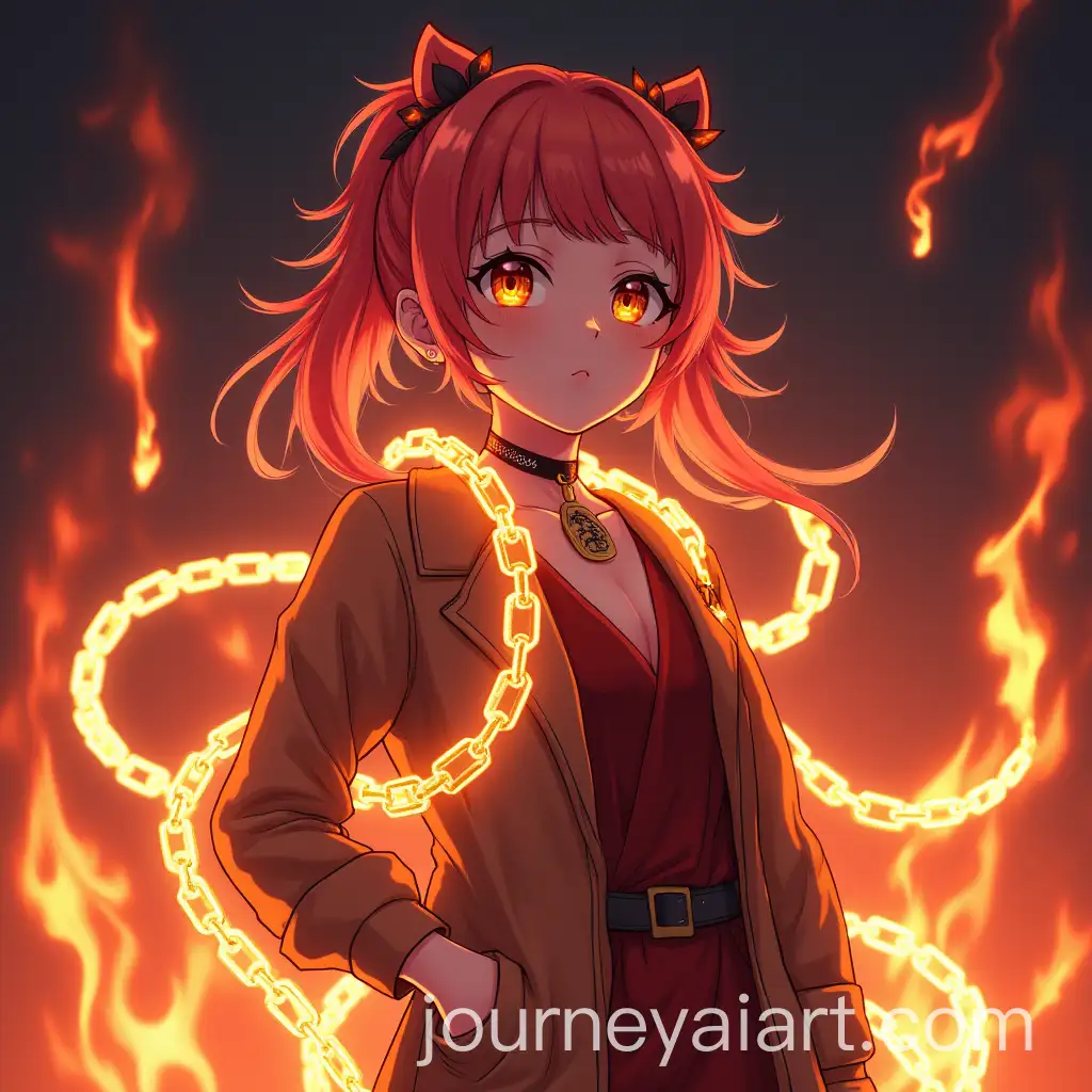 Anime-Character-Surrounded-by-Glowing-Chains-in-a-Fiery-Ambiance