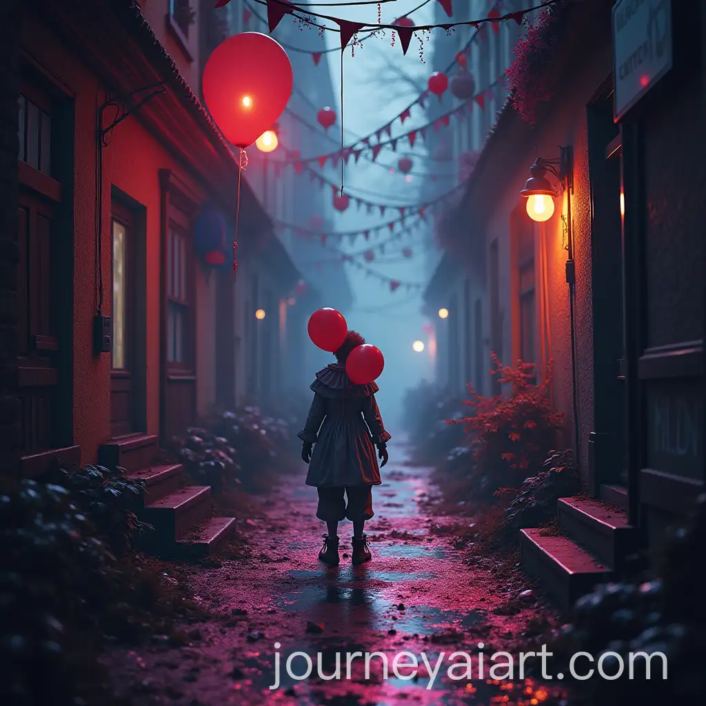 Eerily-Nostalgic-Clown-inAI-Image-Prompt-Expansion-Dreamlike-Weirdcore-Environment