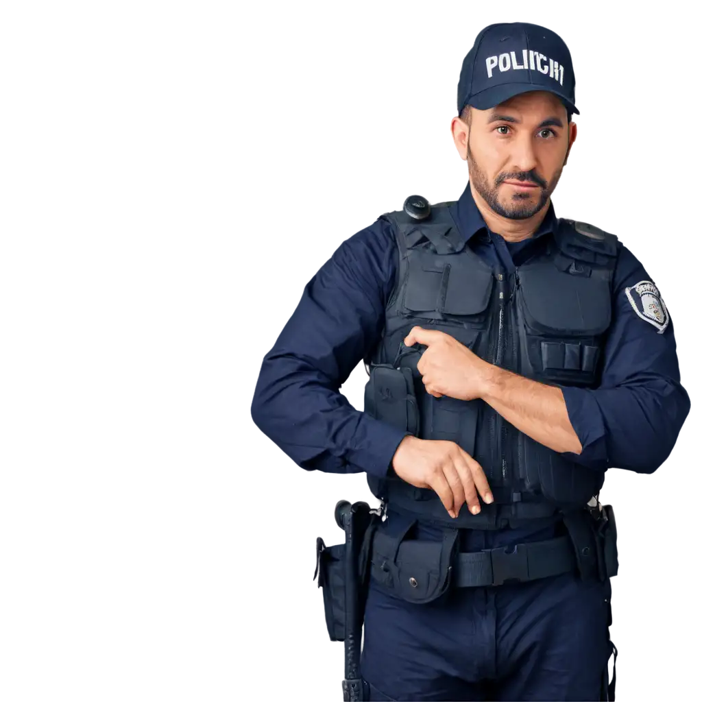 Bold-and-Brave-PNG-Image-of-a-Police-Officer