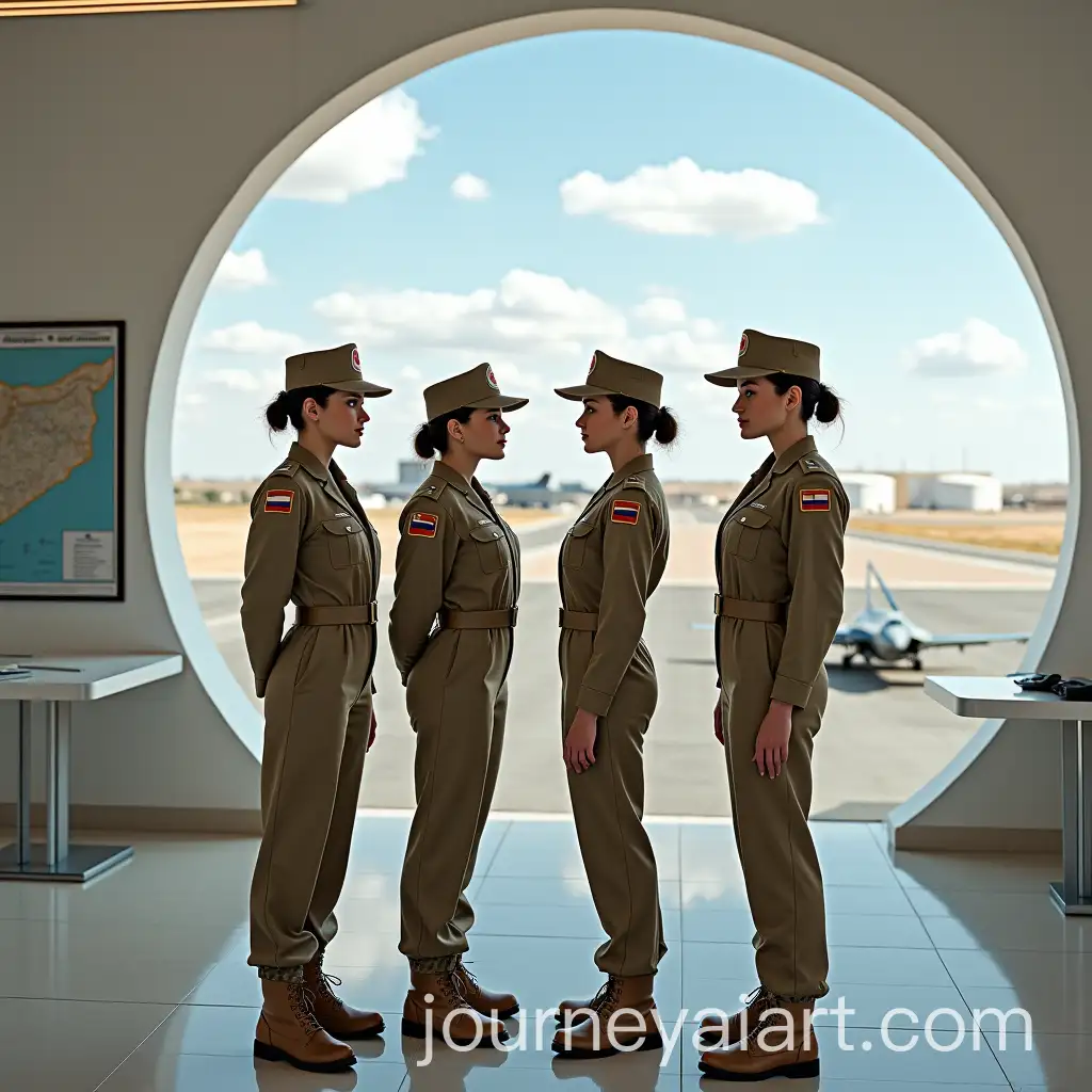 Russian-Female-Military-Pilots-in-Modern-Air-Force-Headquarters