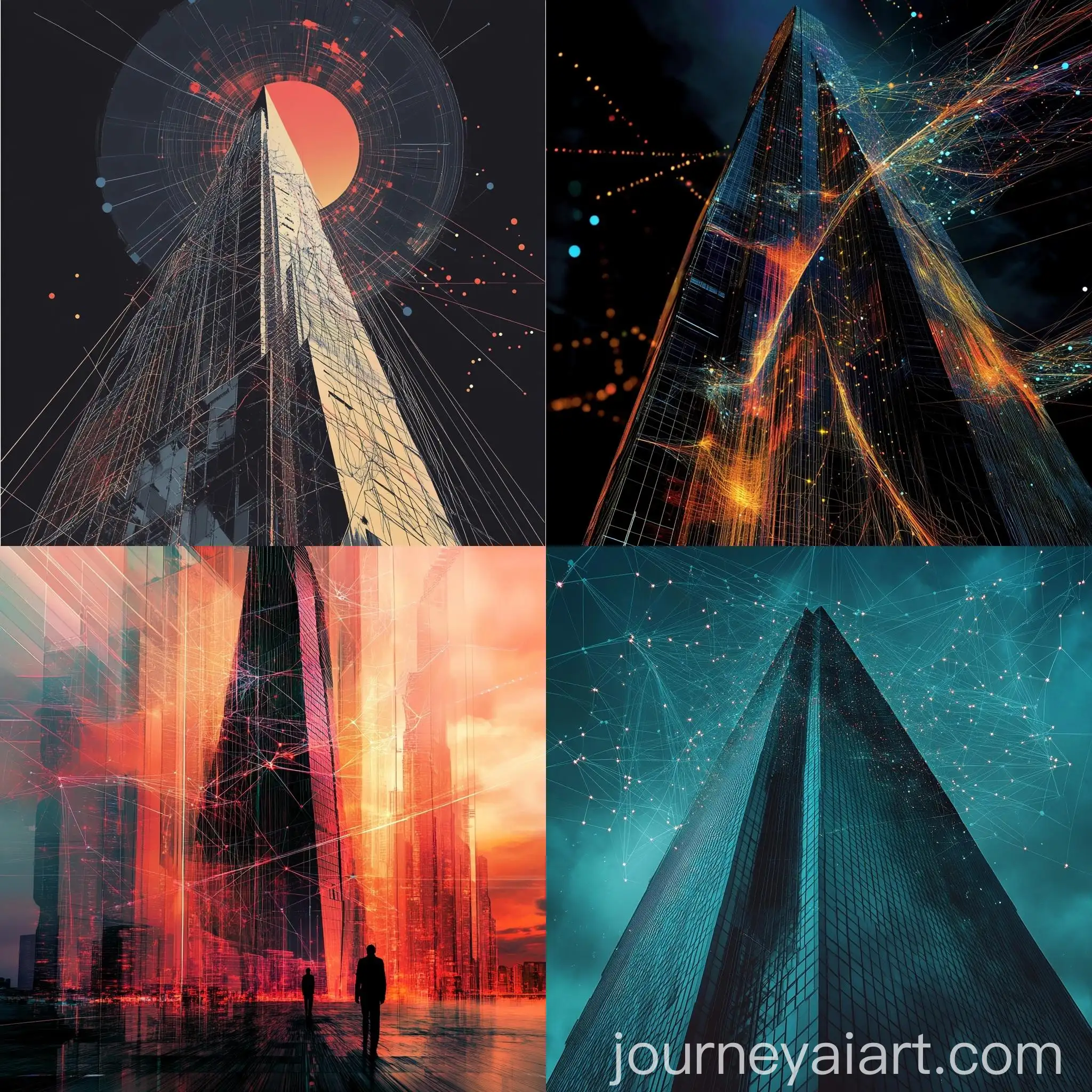 Abstract-Neural-Network-Composition-of-an-Iconic-Skyscraper