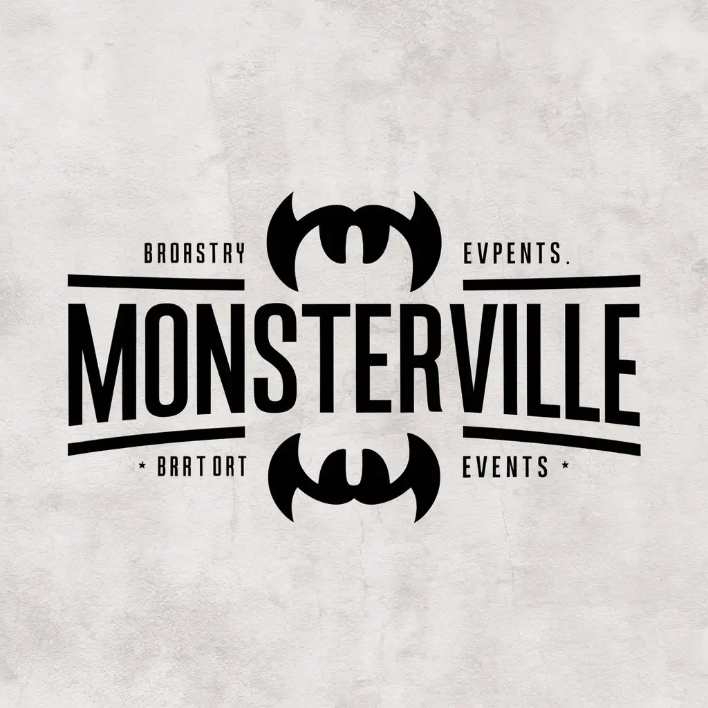 LOGO-Design-For-Monsterville-Fangs-Theme-for-Events-Industry