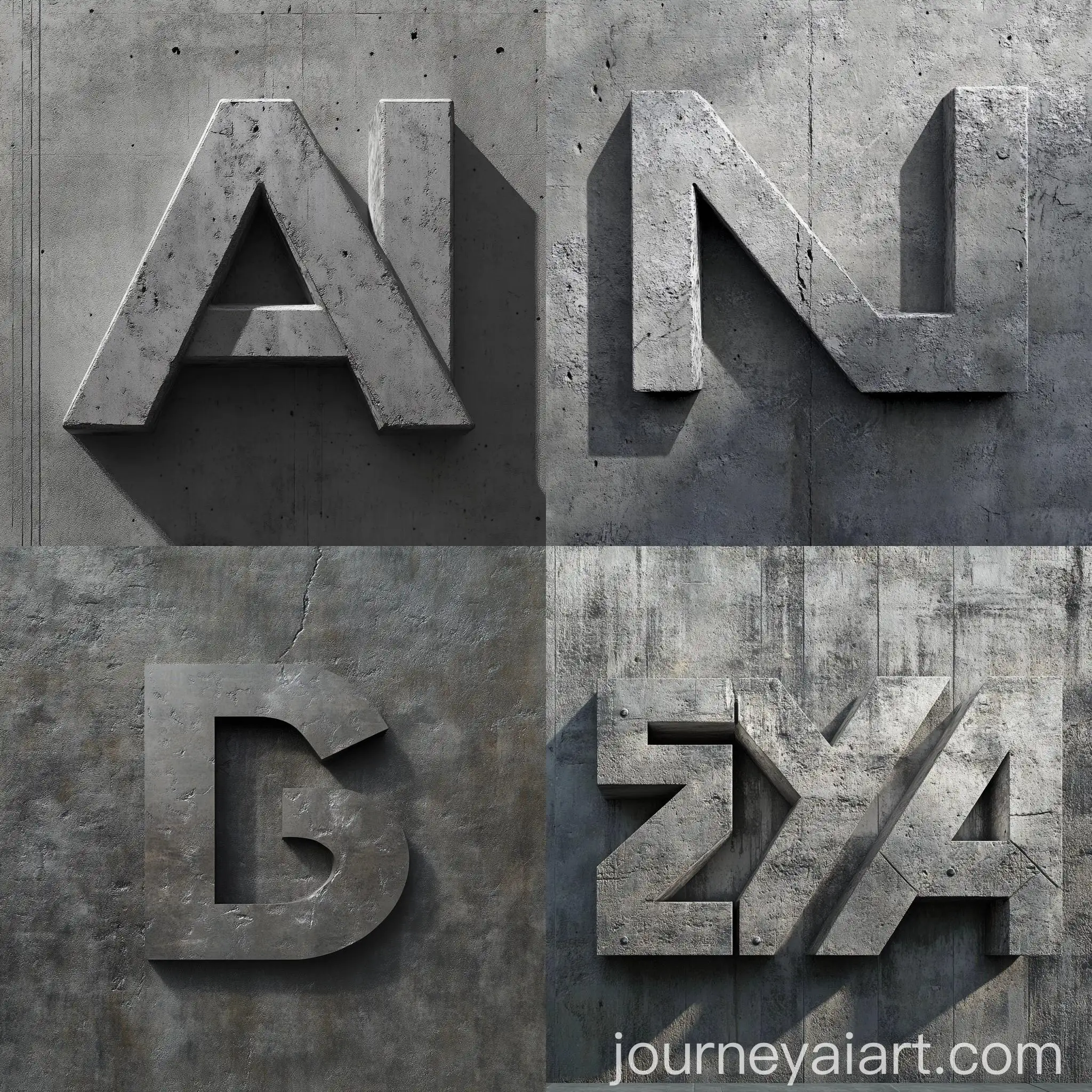 Concrete-Background-with-Metal-3D-Font-and-Shadows