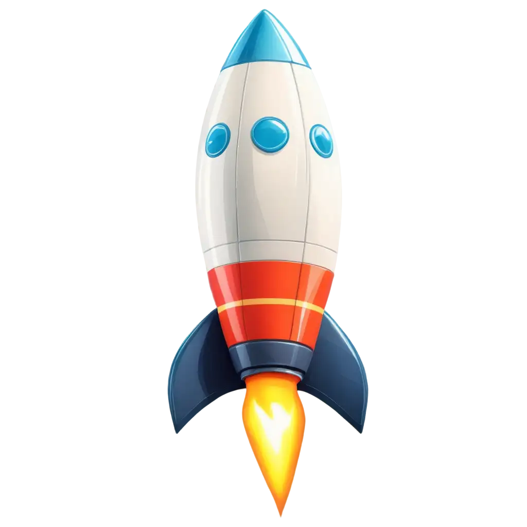 Vibrant-Cartoon-Rocket-PNG-for-UI-Design-Enhance-Your-Projects-with-HighQuality-Graphics