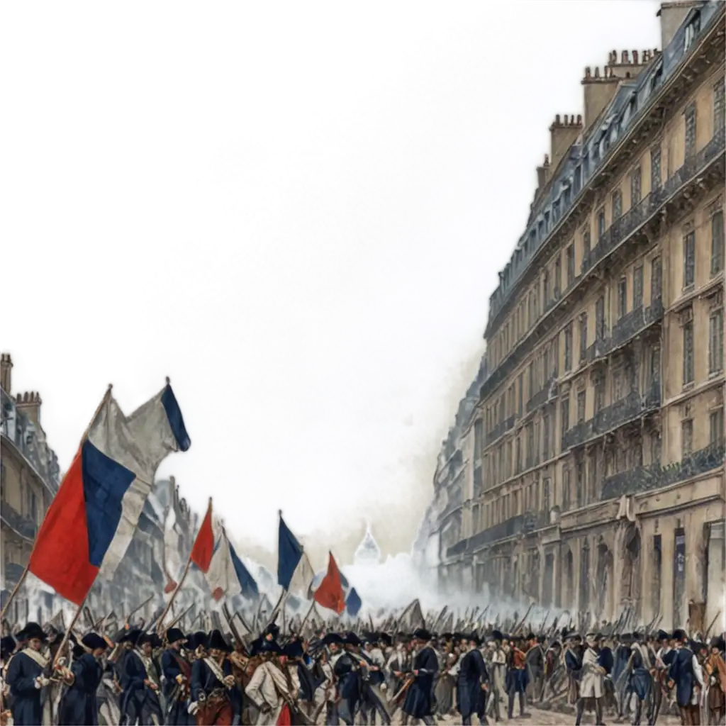 The French Revolution, People in the streets of Paris