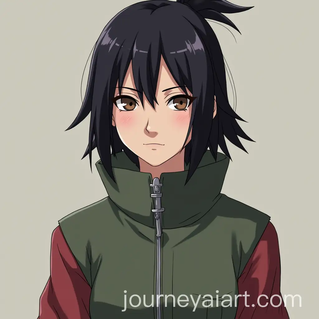 Ninja-Woman-from-Konoha-with-Shikamaru-Nara-Hair-and-Hazel-Eyes-in-Naruto-Style