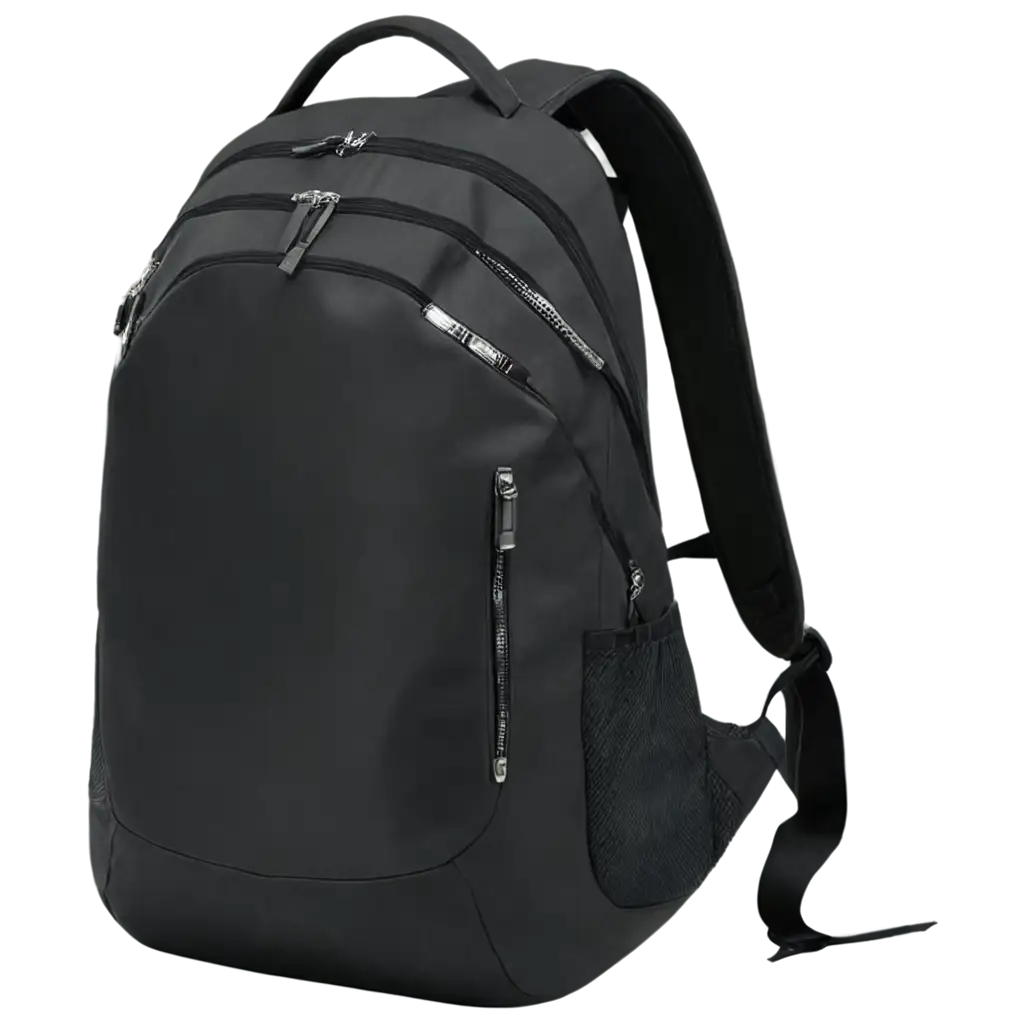 Stylish-Black-Backpack-PNG-Image-for-Versatile-Use