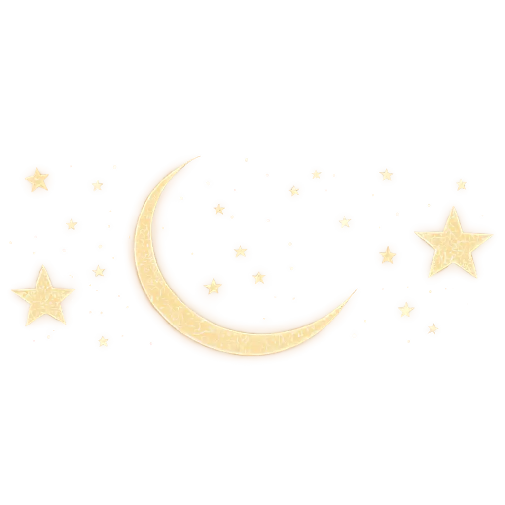 Crescent-Moon-and-Star-PNG-with-Glowing-Arabic-Calligraphy-Ramadan-Kareem-Transparent-Background-for-Elegant-Use