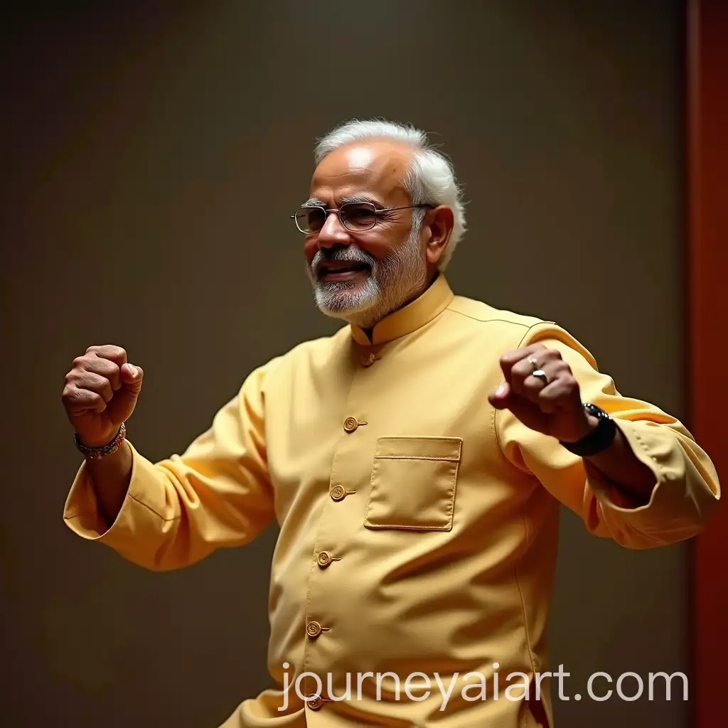 Narendra-Modi-in-Kung-Fu-Hustle-Style-ActionPacked-Artwork