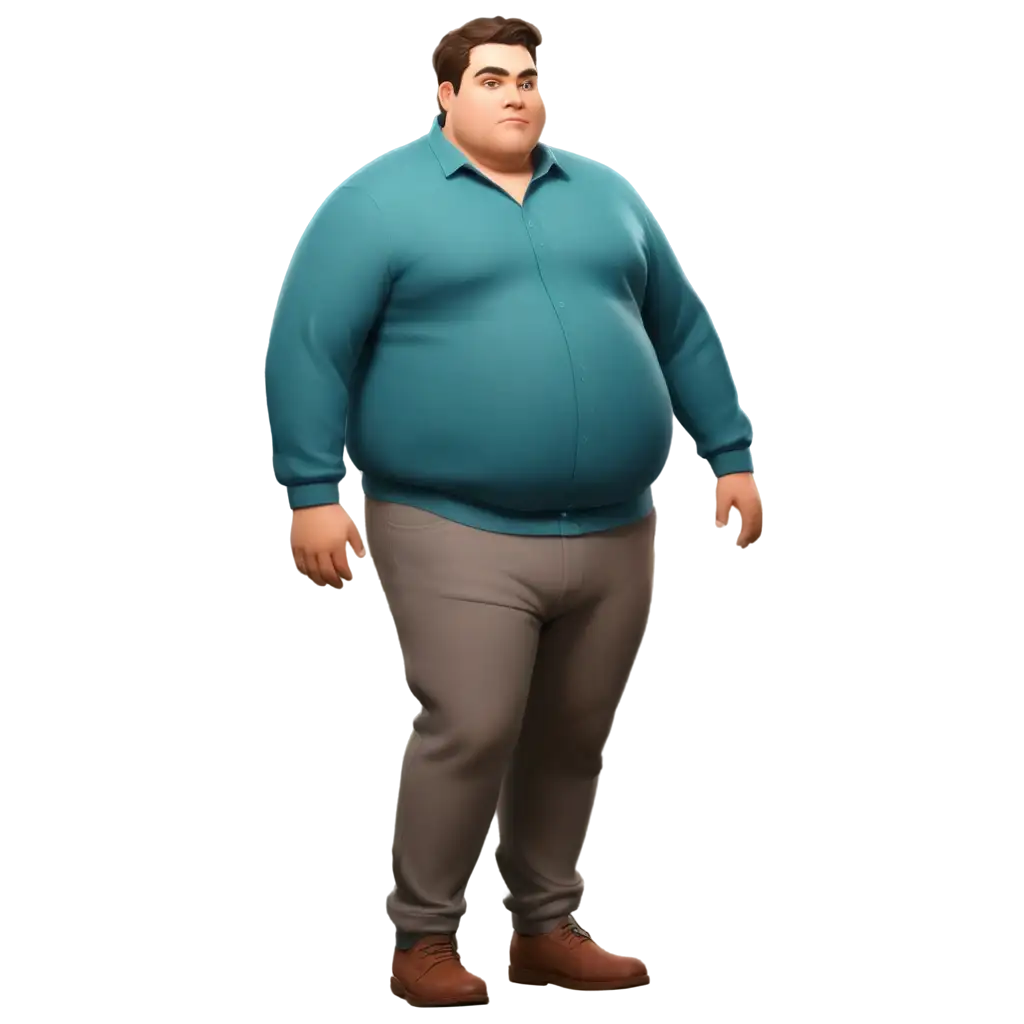 Overweight-Man-PNG-Illustration-HighQuality-Image-for-Diverse-Applications