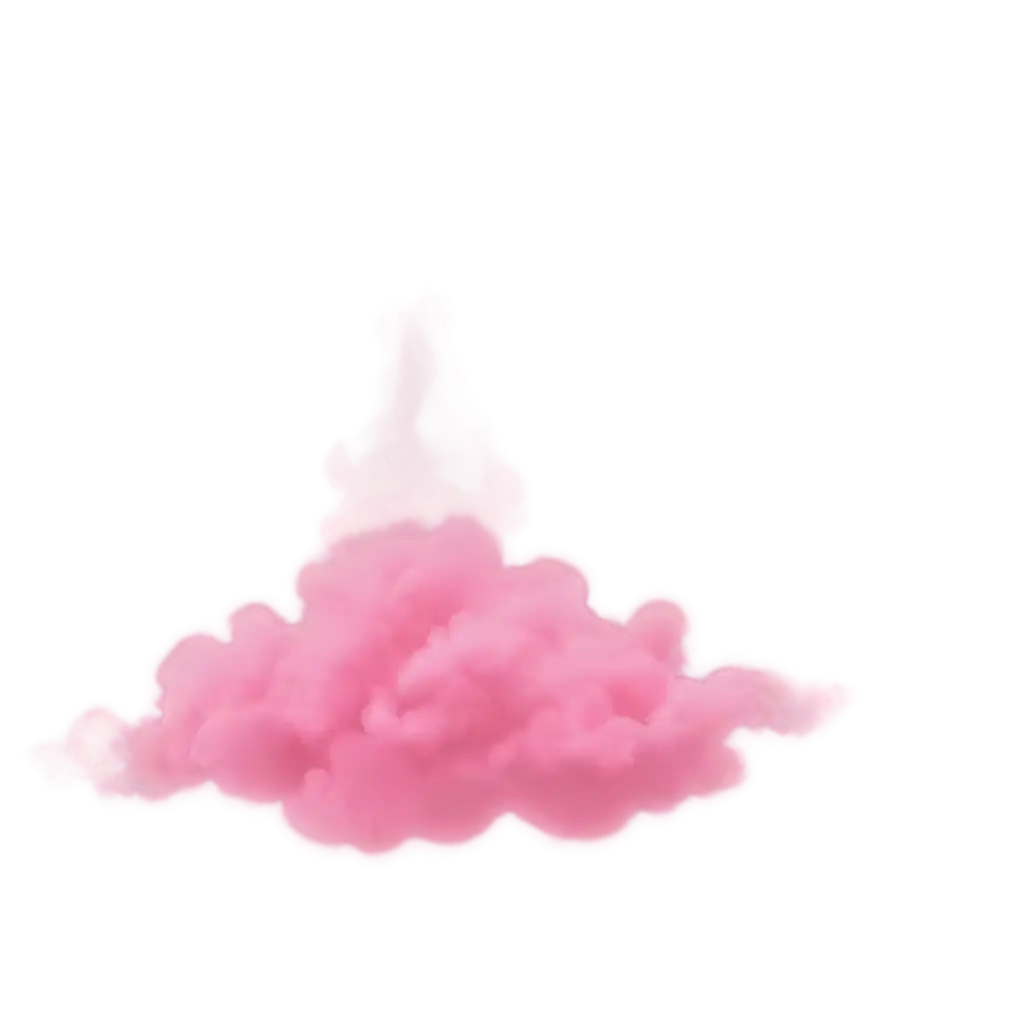 Beautiful-Photorealistic-PNG-Image-Pink-Smoke-Cloud-Against-White-Background