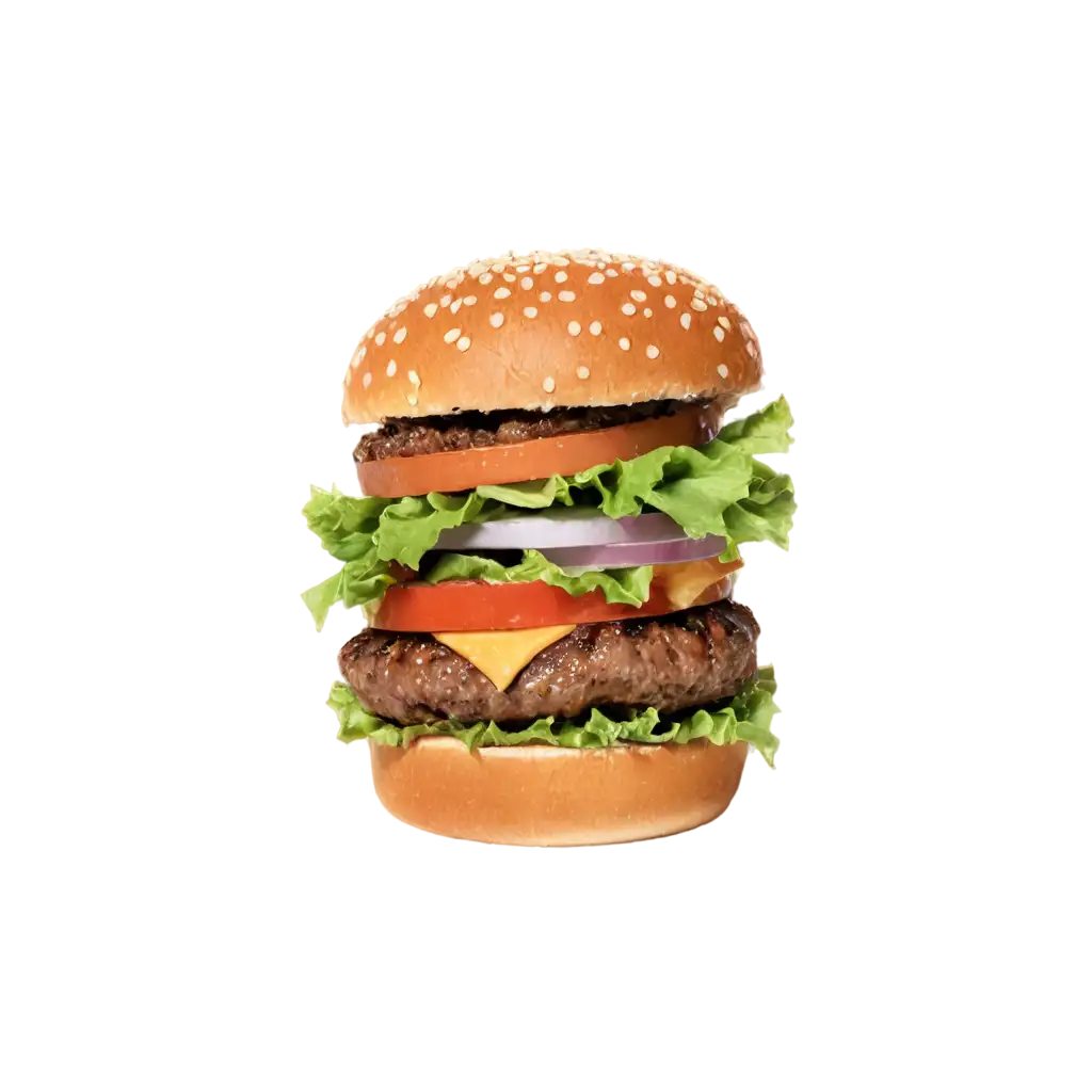 PNG-Image-Hamburguer-3-Carnes-Artistic-Visualization-for-Culinary-Enthusiasts