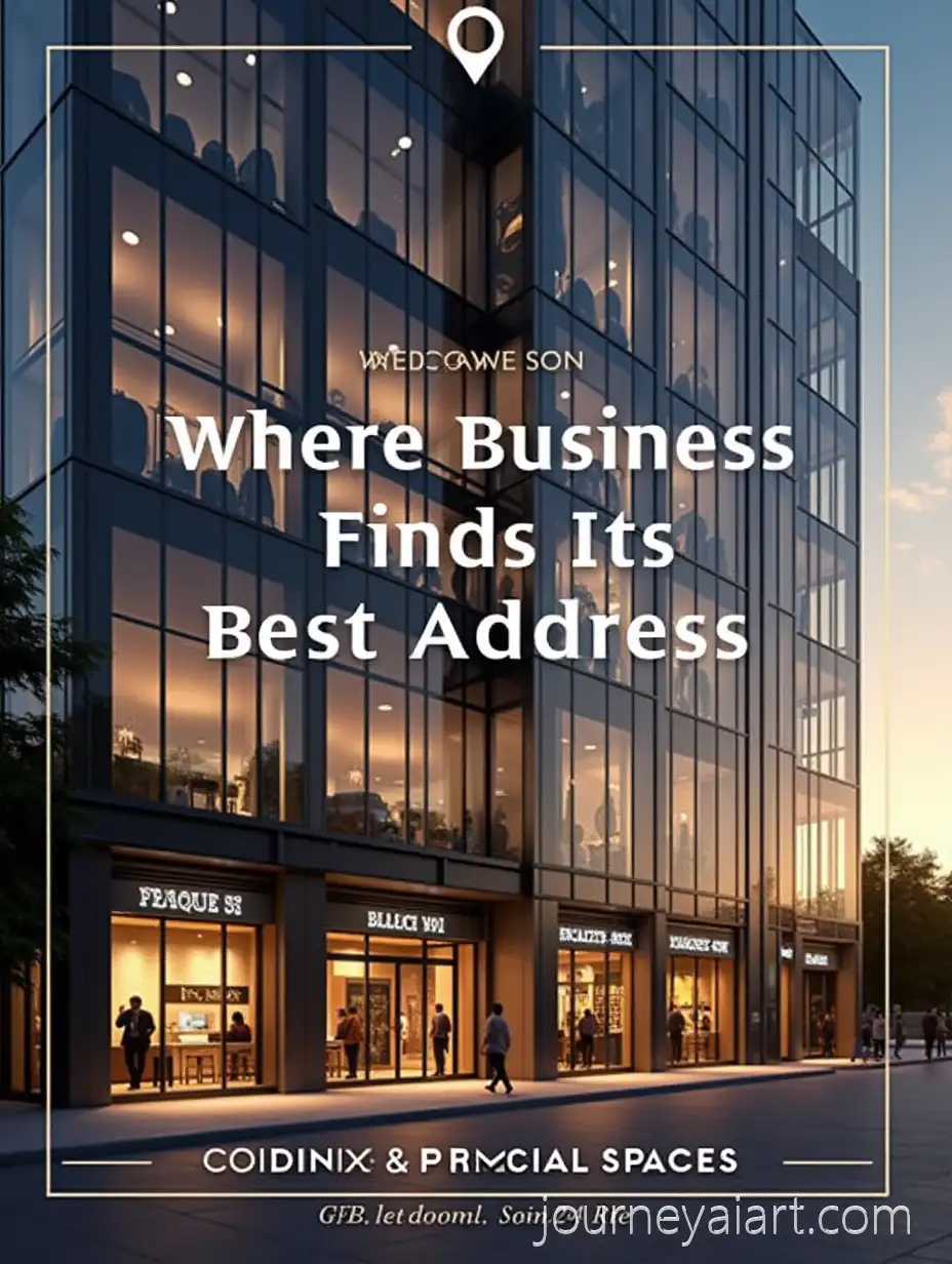 Modern-Commercial-BuildingAI-Image-Prompt-Expansion-with-Sunset-and-Branding